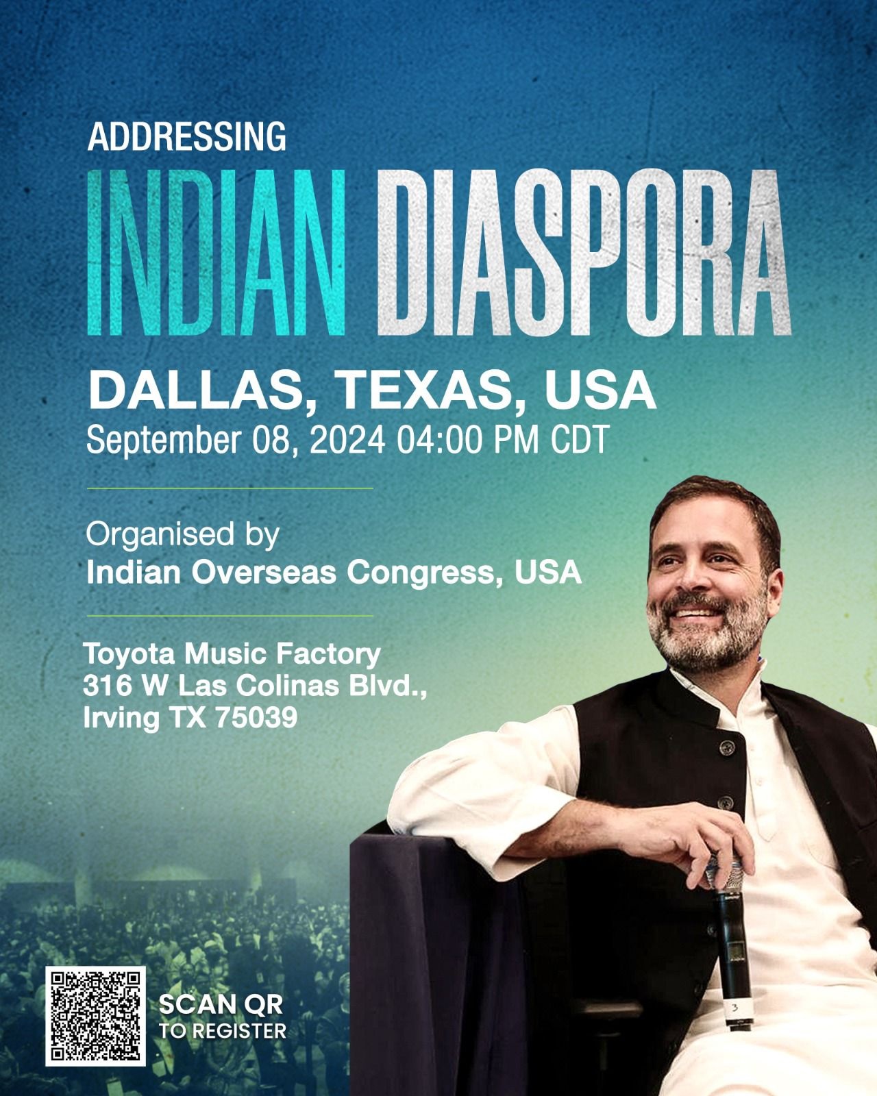 Rahul Gandhi Indian Diaspora Dallas