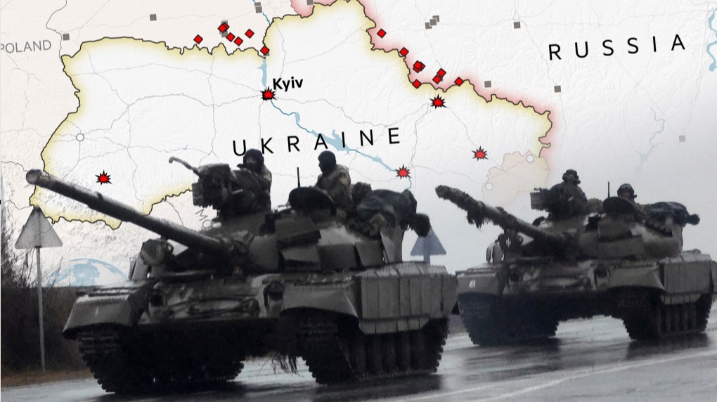 Russian invasion of Ukraine in early 2022