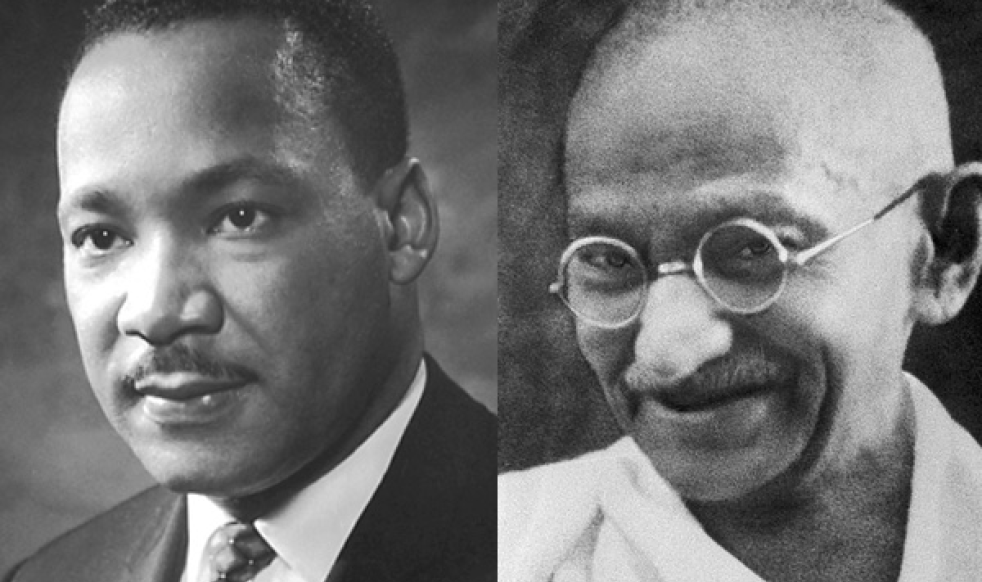 Martin Luther King, Jr. and Mahatma Gandhi