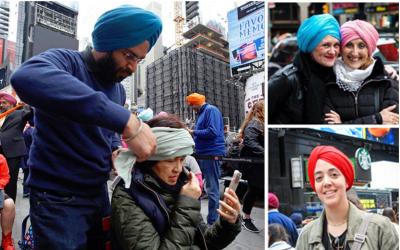 Turban Day, Sikh, Times Square, NYC