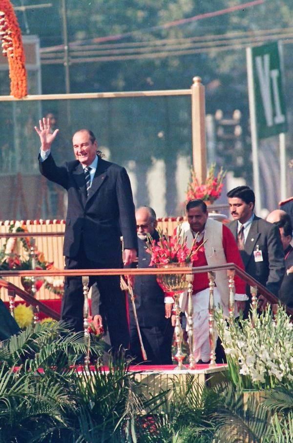 Jacques Chirac in India