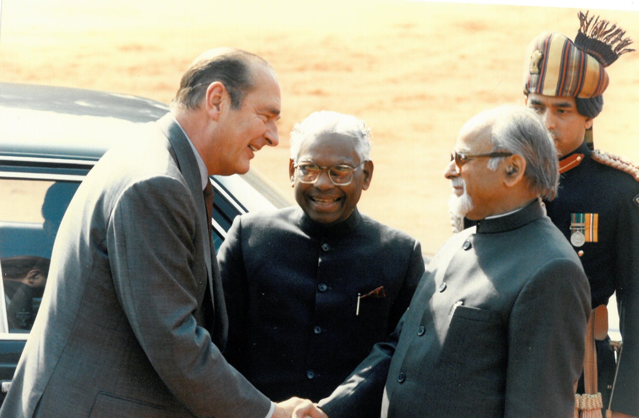 Jacques Chirac in India