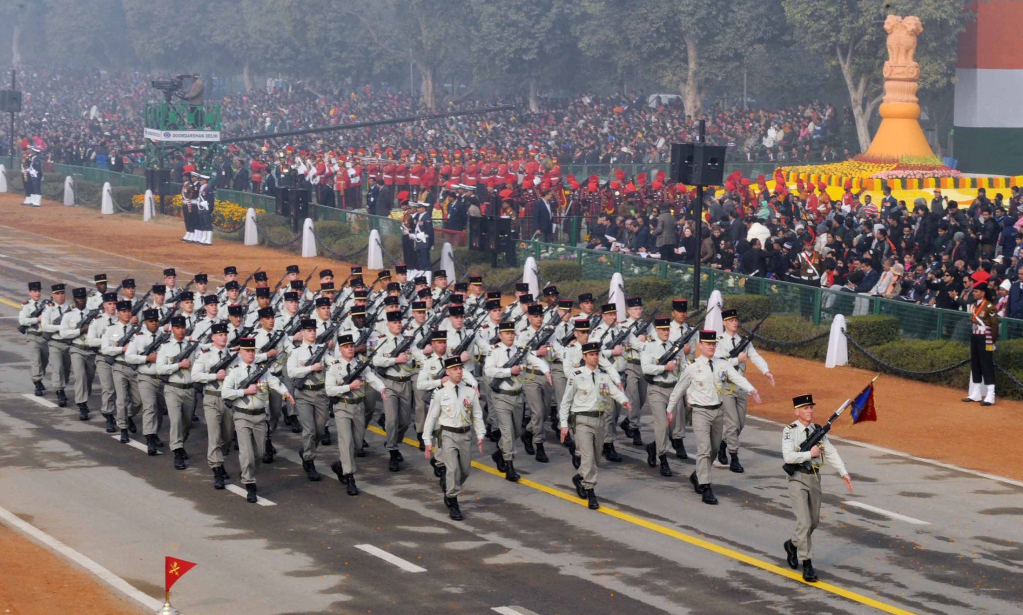French Troops in India