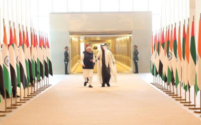 PM Modi with UAE President